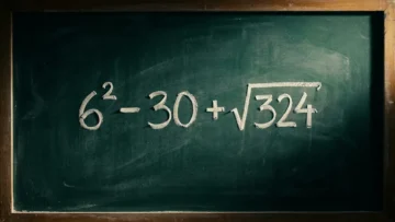 6² — 30 + √324: сможете решить этот школьный пример за минуту?