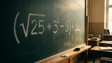 Решите в уме: (√25 + 3² — 9) + 32. Проверьте, не подзабыли ли школьную математику?